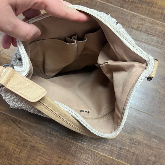 The Sak Cream and Tan Crochet Hobo Bag - Picture 8 of 8